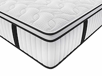 Matras 180 x 200 cm brandveilig, pocketveren en geïntegreerde topmatras 28cm dik - afbeelding 5 van  8
