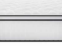 Matras 180 x 200 cm brandveilig, pocketveren en geïntegreerde topmatras 28cm dik - afbeelding 6 van  8