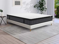 Matras 180 x 200 cm, hybride pocketveren, 7 zones en traagschuimgel 25 cm dik - afbeelding 1 van  9