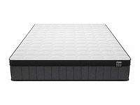 Matras 180 x 200 cm, hybride pocketveren, 7 zones en traagschuimgel 25 cm dik - afbeelding 3 van  9