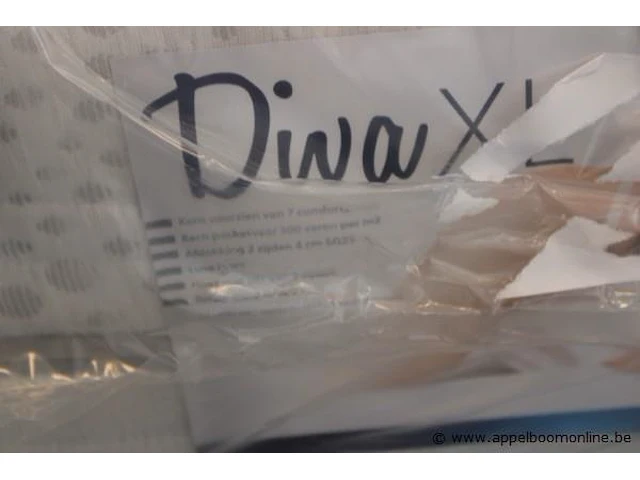 Matras diva xl 140x200 - afbeelding 2 van  2