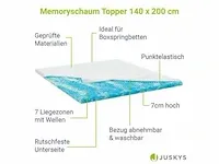 Matrasbeschermer orthopedisch 7 zones, ademend 140x200 - afbeelding 4 van  4