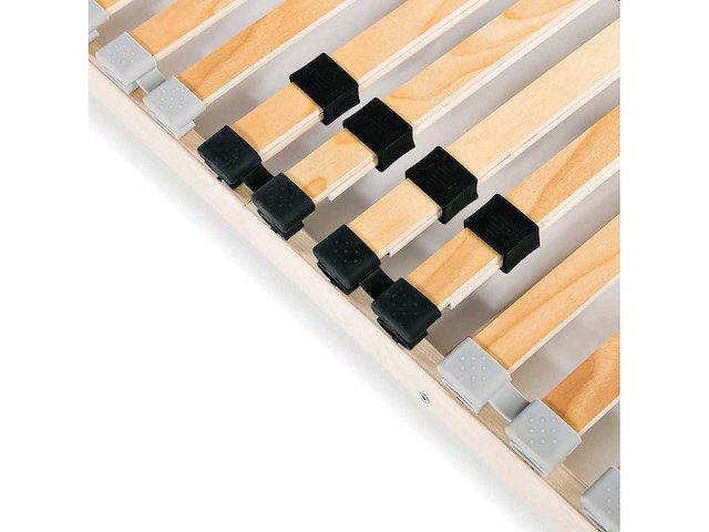 Matrasloze lattenbodem met 28 lattenbodems 7 zones 140x200 cm - afbeelding 6 van  8