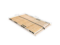 Matrasloze lattenbodem met 28 lattenbodems 7 zones 140x200 cm - afbeelding 8 van  8