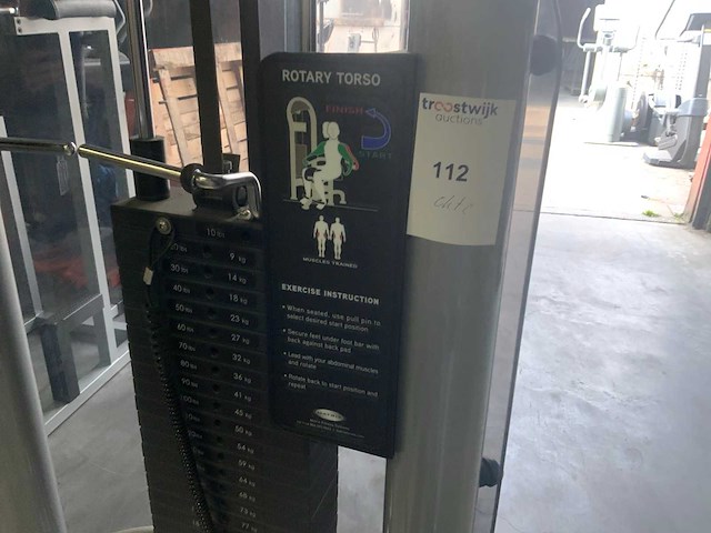 Matrix aura g3 rotary torso krachtstation - afbeelding 3 van  6