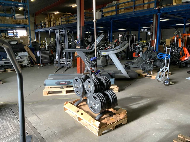 Matrix schijvenrek met 187,5kg schijven nieuwe schijven - afbeelding 1 van  6