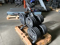 Matrix schijvenrek met 187,5kg schijven nieuwe schijven - afbeelding 2 van  6