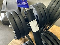 Matrix schijvenrek met 187,5kg technogym schijven - afbeelding 4 van  5