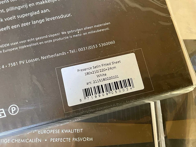 Maui satijn superior hoeslaken (7x) - afbeelding 4 van  5
