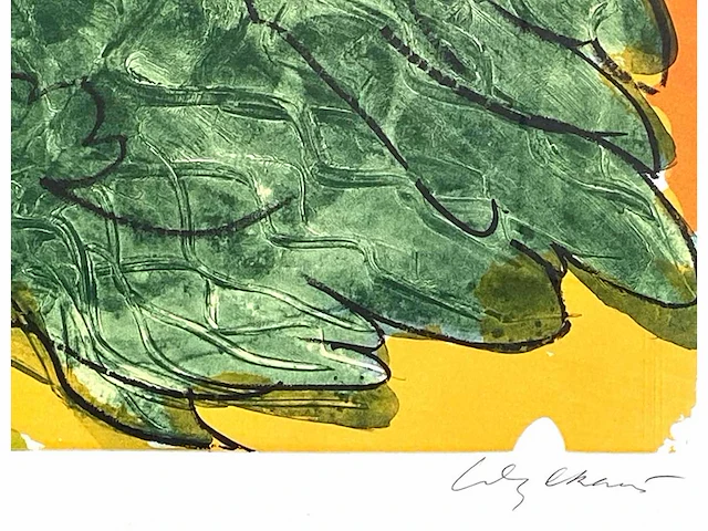 Maurice wyckaert - tree - litho - afbeelding 3 van  6