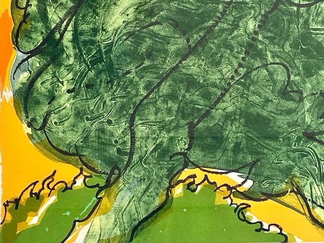 Maurice wyckaert - tree - litho - afbeelding 6 van  6