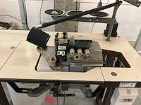 Mauser special 2naalds safety stitch machine met boventransport en draadaf- snijder type 9732-432 5x5 - afbeelding 5 van  6