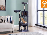 Max pets – katten krabpaal - xl - 69x51x155 - donkergrijs - afbeelding 2 van  3