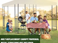 Maxearn gazebo canopy replacement cover - afbeelding 3 van  3