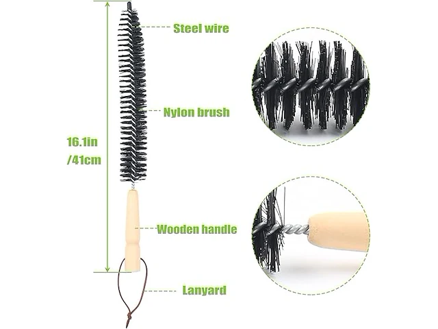Maxearn schoorsteenreinigingsborstelset - afbeelding 5 van  5