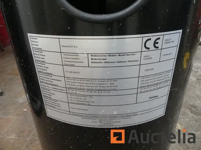 Maxeda diy hss-a terrasverwarmer op gas - afbeelding 5 van  7