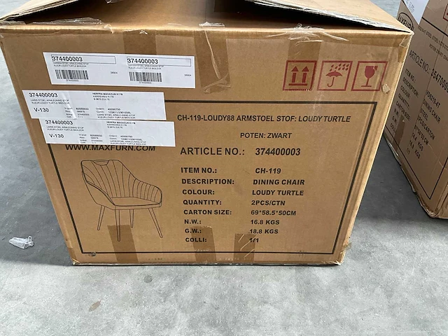 Maxfurn - dining chair (2x) - afbeelding 3 van  10