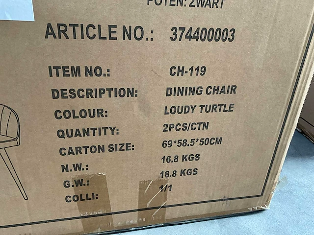 Maxfurn - dining chair (2x) - afbeelding 5 van  10