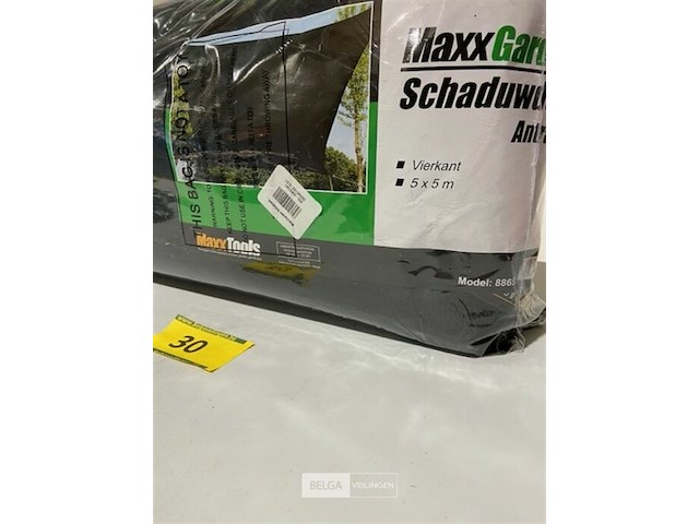 Maxgarden schaduwdoek antraciet 5 x 5 m vierkant - afbeelding 3 van  3