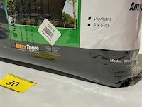 Maxgarden schaduwdoek antraciet 5 x 5 m vierkant - afbeelding 3 van  3