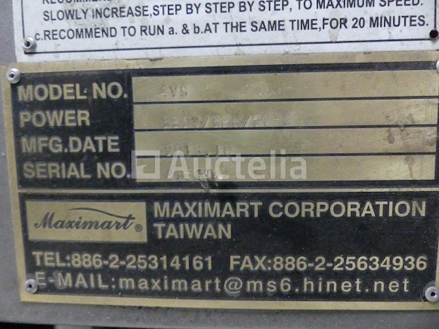 Maximart 4vs freesmachine - afbeelding 5 van  20