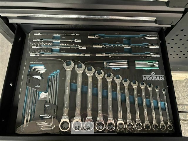 Maximus 12 drawers roller cabinet - afbeelding 3 van  17