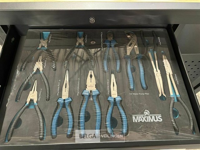 Maximus 12 drawers roller cabinet - afbeelding 14 van  17