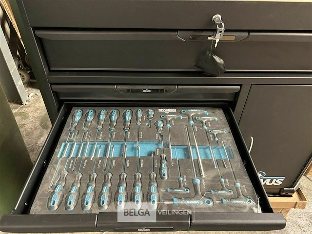 Maximus 7 drawers roller cabinet - afbeelding 20 van  20