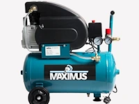 Maximus compressor 24 liter - 8 bar - 2,0pk motor - afbeelding 2 van  6