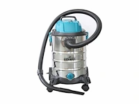 Maximus nat en droogzuiger 30l - bouwstofzuiger zonder zak - waterstofzuiger incl 230v stopcontact - stroomkabel 4.5m - 1400w - afbeelding 1 van  5