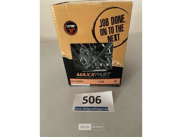 Maxxfast houtschroef 5x70 csz 200 stuks - afbeelding 2 van  3