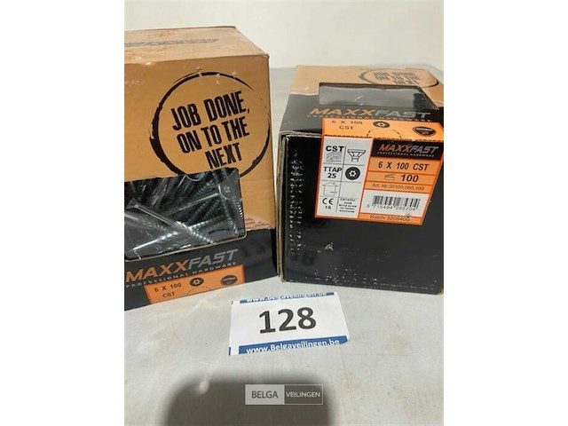 Maxxfast houtschroef cst 6 x 100 200 stuks - afbeelding 1 van  3