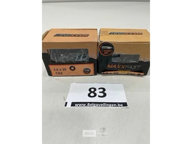 Maxxfast houtschroef csz 3,5 x 20 400 stuks - afbeelding 1 van  1