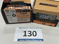 Maxxfast houtschroef csz 3,5 x 20 400 stuks - afbeelding 1 van  3