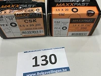 Maxxfast houtschroef csz 3,5 x 20 400 stuks - afbeelding 3 van  3