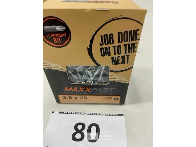 Maxxfast houtschroef csz 3,5 x 25 200 stuks - afbeelding 1 van  1