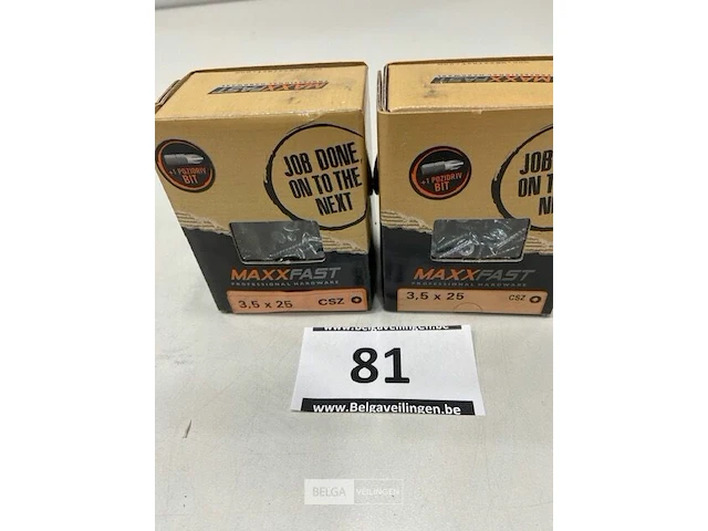 Maxxfast houtschroef csz 3,5 x 25 400 stuks - afbeelding 1 van  1