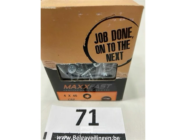 Maxxfast houtschroef csz 4 x 40 200 stuks - afbeelding 1 van  3