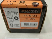 Maxxfast houtschroef csz 4 x 40 200 stuks - afbeelding 3 van  3