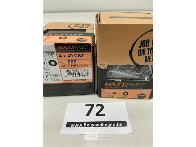 Maxxfast houtschroef csz 4 x 40 400 stuks - afbeelding 3 van  3