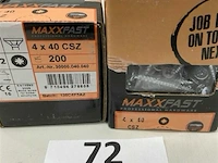 Maxxfast houtschroef csz 4 x 40 400 stuks - afbeelding 3 van  3
