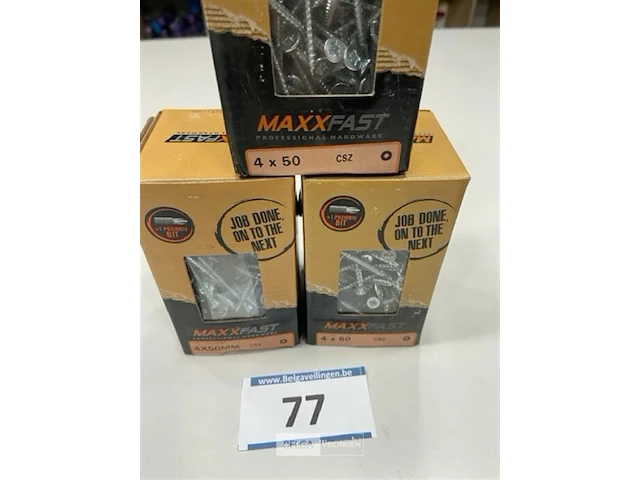 Maxxfast houtschroef csz 4 x 50 600 stuks - afbeelding 2 van  3