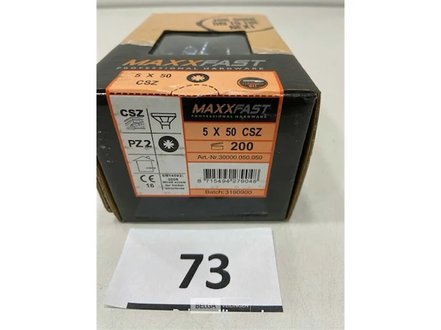 Maxxfast houtschroef csz 5 x 50 200 stuks - afbeelding 3 van  3