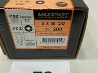 Maxxfast houtschroef csz 5 x 50 200 stuks - afbeelding 3 van  3
