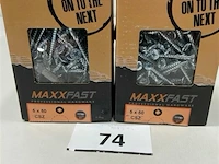 Maxxfast houtschroef csz 5 x 50 400 stuks - afbeelding 1 van  3