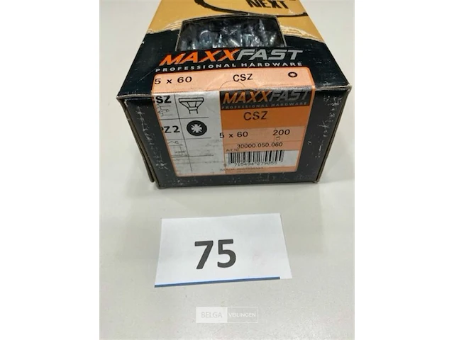 Maxxfast houtschroef csz 5 x 60 200 stuks - afbeelding 3 van  3