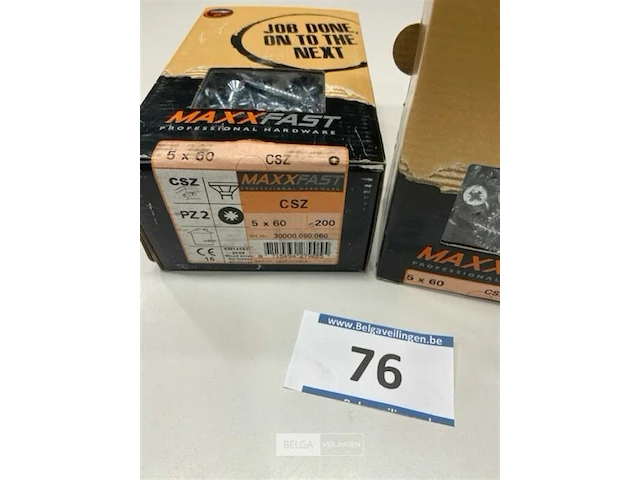 Maxxfast houtschroef csz 5 x 60 400 stuks - afbeelding 3 van  3