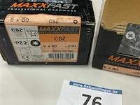 Maxxfast houtschroef csz 5 x 60 400 stuks - afbeelding 3 van  3