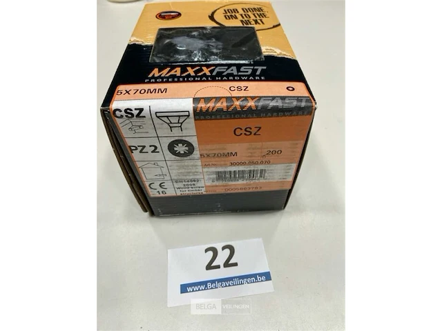 Maxxfast houtschroef csz 5x70 200 stuks - afbeelding 3 van  3