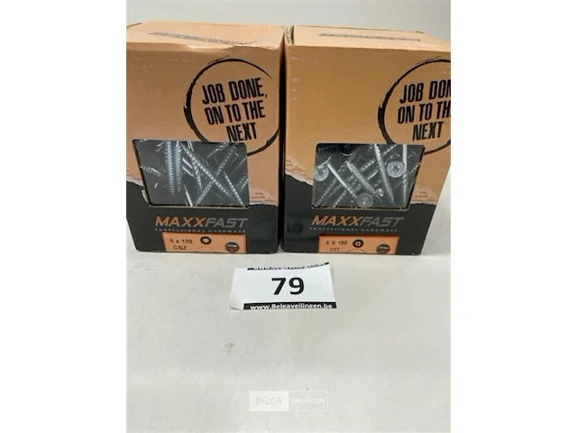 Maxxfast houtschroef csz 6 x 100 200 stuks - afbeelding 1 van  3